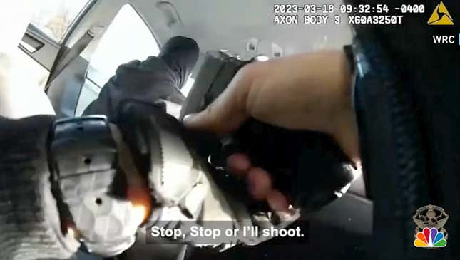 Image for article titled Triggering Video: Black Teen Speeds Off from DC Police But with One Officer Still in His Car