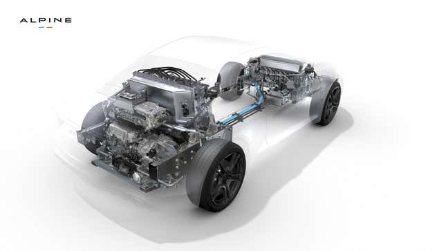 Image for article titled The Alpine A110 E-Ternité Teases the Possibility of an EV From Alpine