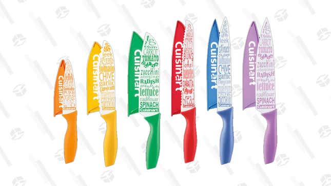 Six Colorful Cuisinart Knives | $29 | MorningSave