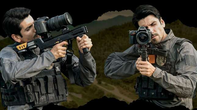 Stockman es un soporte de cámara para que “dispares las fotos” como si estuvieras en combate