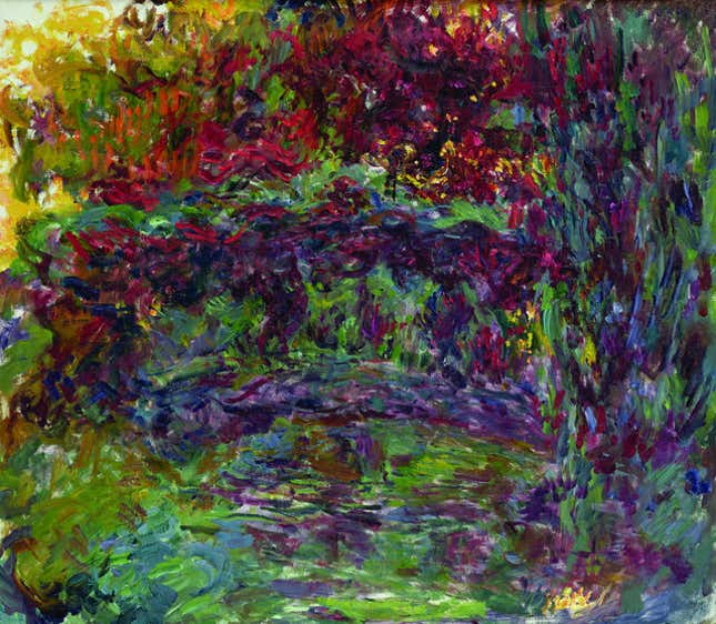Claude Monet, “Le pont japonais, 1918-1924”