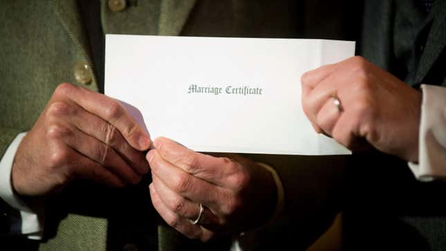 Image for article titled England Catches Up to This Century By Allowing Mothers&#39; Names on Marriage Certificates