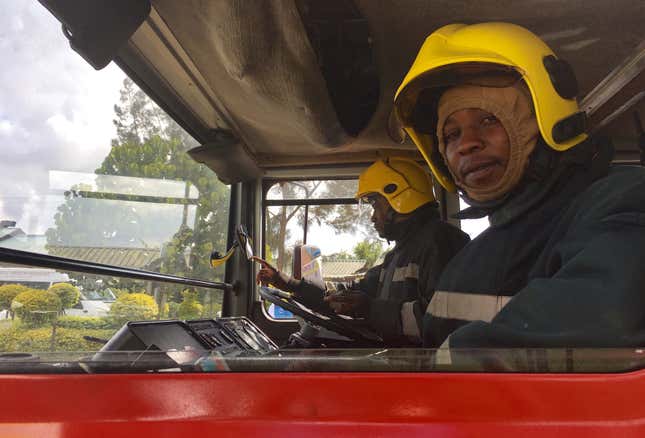 On the emergency services app, Flare, users will be able to call fire fighters from ICT Fire & Rescue in Nairobi.