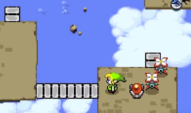 Image for article titled The Brilliant Use of Verticality in Minish Cap’s Palace of Winds