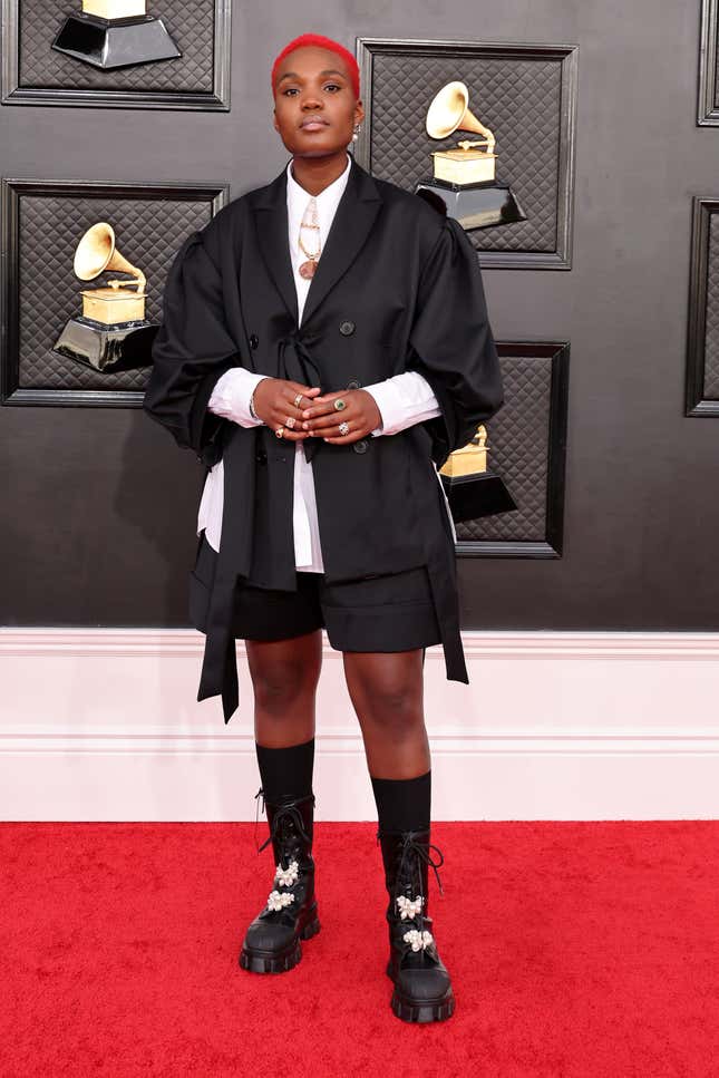 Image for article titled Grammys 2022: Red Carpet Looks