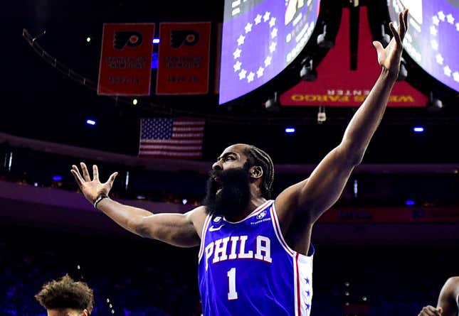 James Harden appears determined to sever ties with the Philadelphia 76ers after the star guard called team president Daryl Morey a liar at a promotional event at China