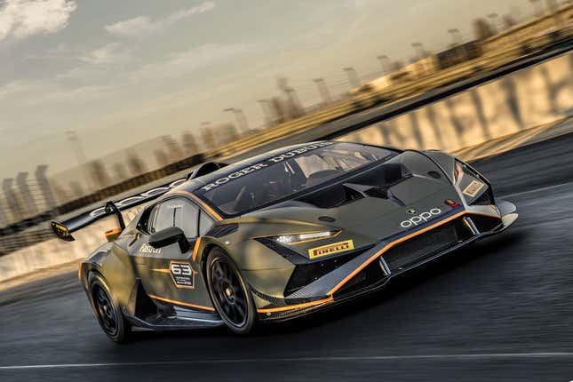 Image for article titled Lamborghini Just Made Its Lamborghini-Only Racing Series Faster