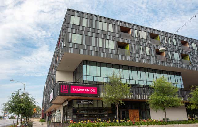 The exterior of The Guild Austin