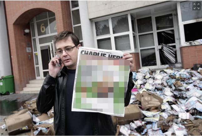 Image for article titled It’s the media’s duty to republish the controversial Charlie Hebdo cartoons