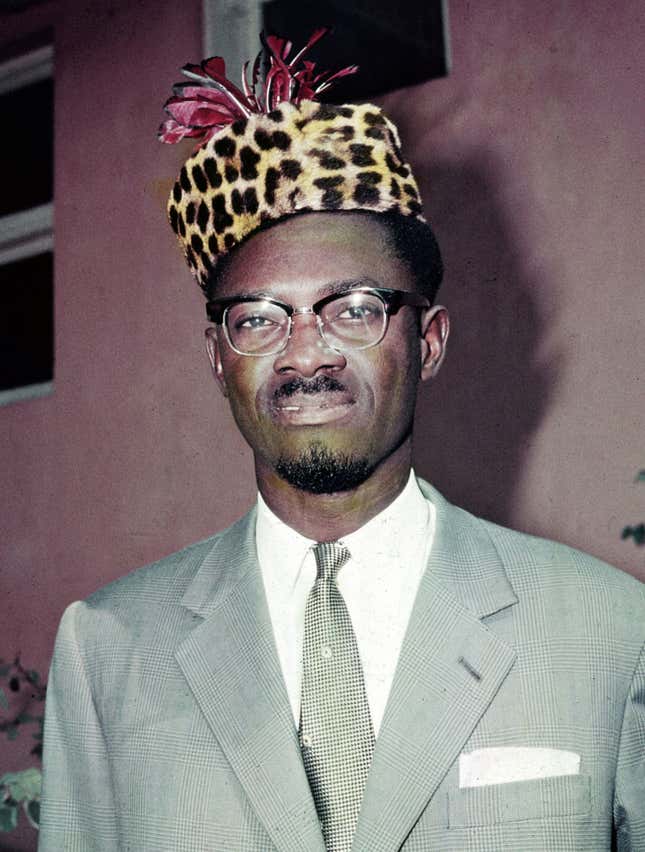 Patrice Lumumba, the first prime minister of the Republic of Congo.