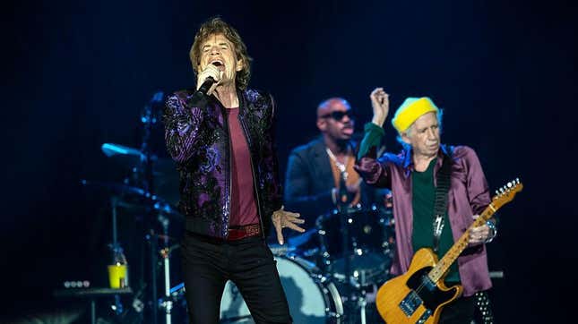 rolling stones performing on stage