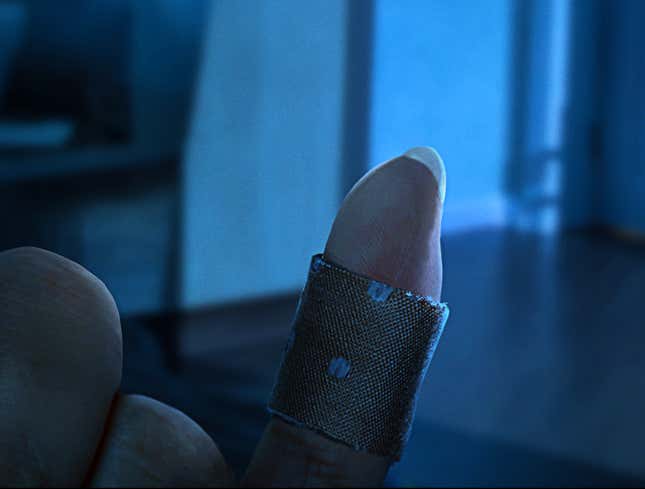 Image for article titled Bandaged Finger Lifted Slightly During Hand Job