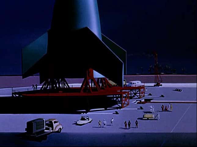 “Man in Space,” directed by Ward Kimball for Walt Disney’s Disneyland, 1955.