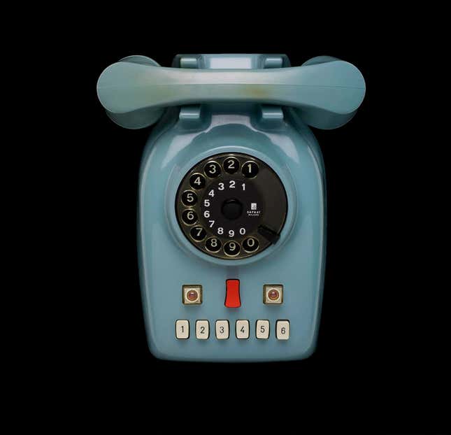 2+7 Telephone. Designed by Marcello Nizzoli and made by SAFNAT, Italy 1958.