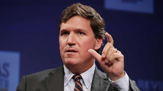 Image for article titled Here Are the Unhinged &#39;Highlights&#39; From Tucker Carlson&#39;s Wildly Popular New Twitter Show