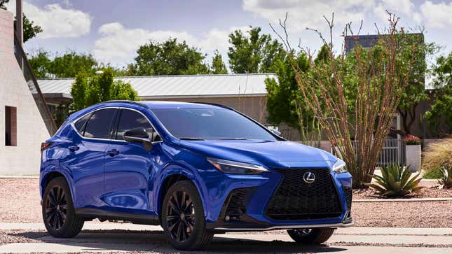 Image for article titled The New Lexus NX Doesn't Look That New, Until You Climb Aboard