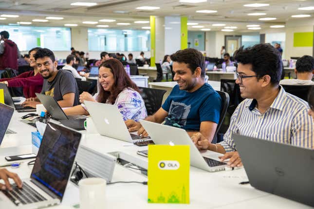 Ola employees workplace