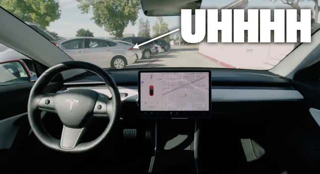 Image for article titled People Using Tesla's New Smart Summon Feature Are Already Running Into Trouble And It's Hard To Be Shocked