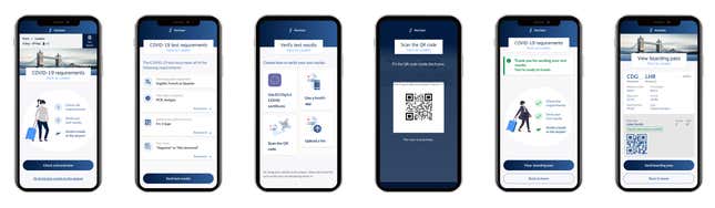 Traveler ID for Safe Travel_illustrative booking flow_July2021