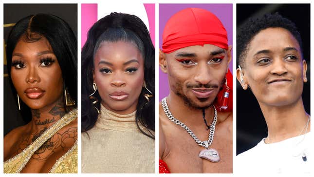 Summer Walker, left; Ari Lennox, Durand Bernarr, and Syd.