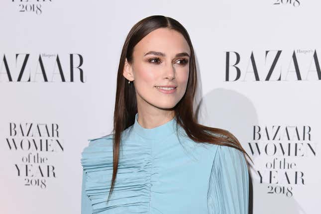 Image for article titled Keira Knightley Will No Longer Be Shooting Sex Scenes Directed By Men