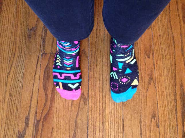 Image for article titled You really need to wear wackier socks to work