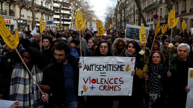 In memory of Mireille Knoll, who was stabbed 11 times and left to die in her burning Paris apartment.