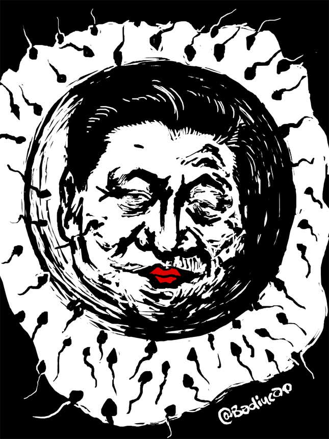 Image for article titled A Chinese dissident cartoonist’s guide to Xi Jinping’s “winning” year in 2016