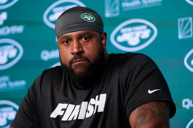 The New York Jets O-Line needs to block for whoever is at QB