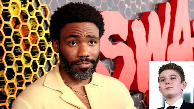 Image for article titled Donald Glover Confirms Barron Trump Will Be Writing On ‘Swarm’ Season 2