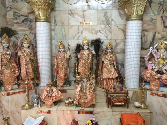 There are many gods in Hinduism, but there are also atheistic beliefs.