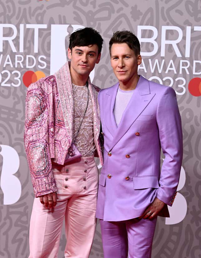 Image for article titled Brit Awards 2023 Red Carpet: Celebs Showed a Lot of Skin and Sam Smith Wore Inflatable Latex