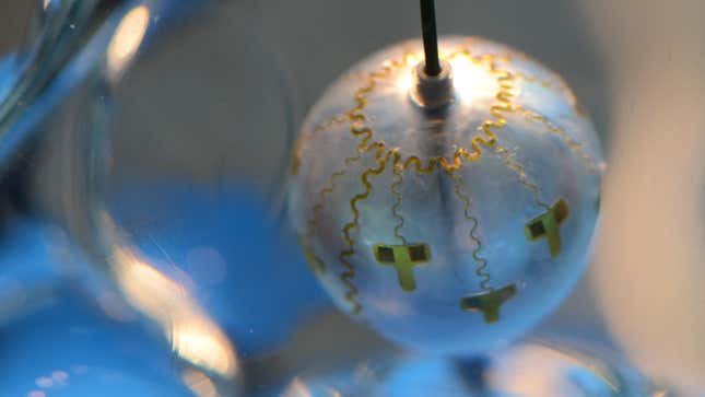 Balloon catheter with embedded flexible circuitry