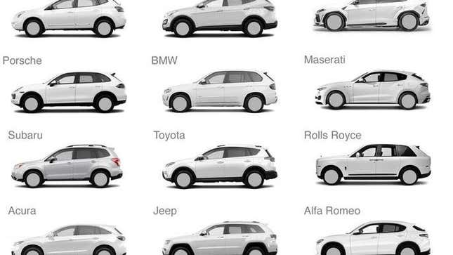 Image for article titled Every Car Looks Like This Thanks to a Gigantic Regulatory Loophole