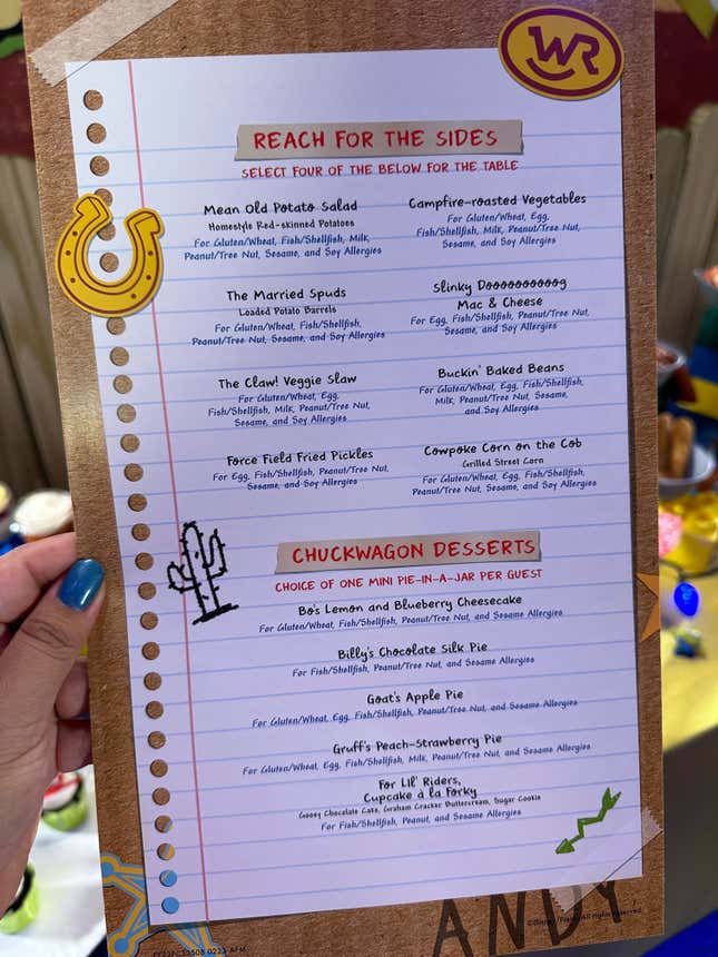 Image for article titled Get a Taste of Walt Disney World&#39;s Toy Story-Themed Roundup Rodeo BBQ