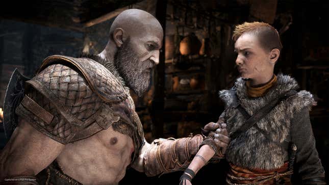 Image for article titled Great News, ‘God Of War’ Fans! A New Expansion Pack Will Allow Kratos To Teach Atreus How To Wash The Area Beneath His Foreskin