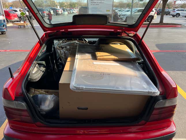 Image for article titled My 1997 BMW 318ti Is Actually A Cargo Van