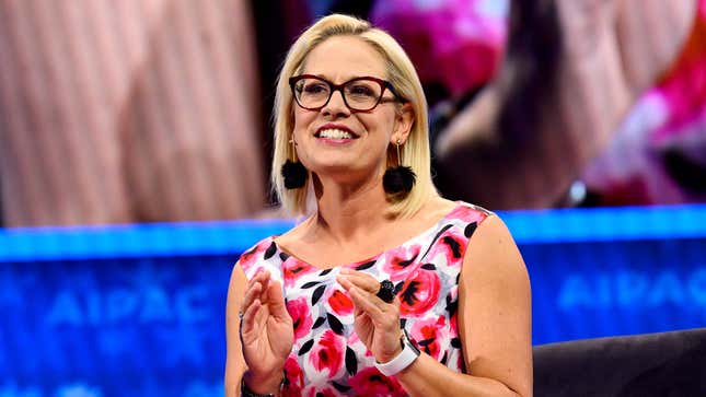Image for article titled Nation Doesn’t Understand How Someone As Cool As Kyrsten Sinema Could Fight For Corporate Interests