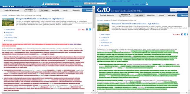 Image for article titled A US government website that used to warn about the risks of oil and gas drilling was changed to promote their economic benefits