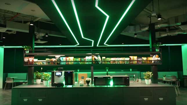 Inside the Razer offices.