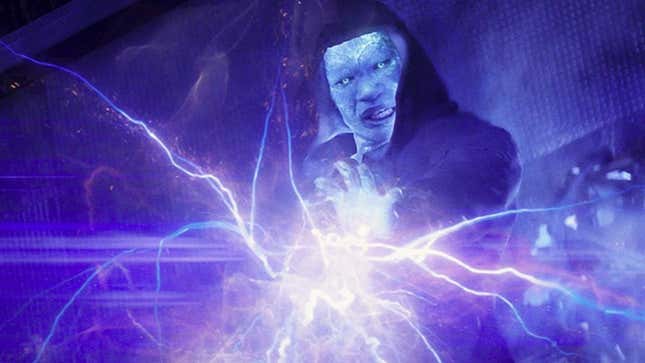 Jamie Foxx as Electro in The Amazing Spider-Man 2