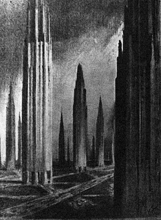 “A City of Needles.”