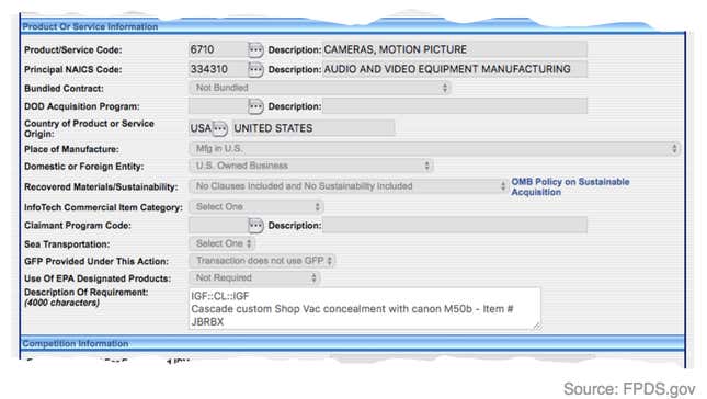 Image for article titled The DEA is hiding surveillance cameras in vacuum cleaners