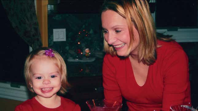 Maya Kowalski and her mother, Beata, before she was diagnosed with complex regional pain syndrome (CRPS).