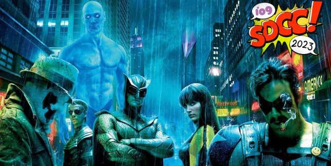 Main poster for Warner Bros.' 2009 Watchmen movie.