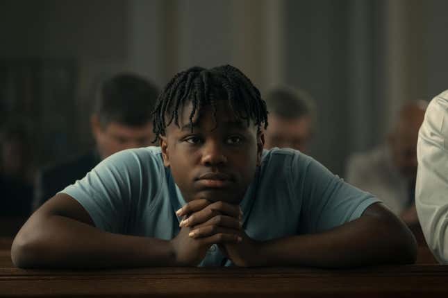 Image for article titled Trevante Rhodes, Jalyn Hall, Director Miles Warren and Shamier Anderson On Bringing Bruiser to Life