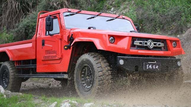 Image for article titled The Dongfeng M18 Is China&#39;s Answer To America&#39;s Oversized Electric Off-Roader, The Hummer EV