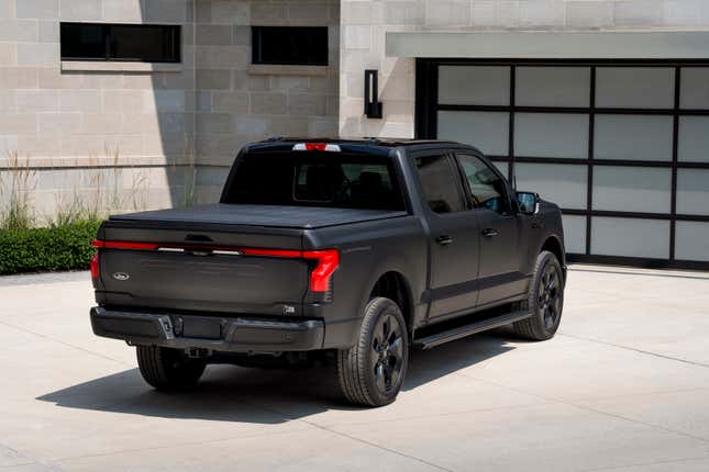 Image for article titled Ford Wants Nearly $100,000 For A Blacked-Out F-150 Lightning