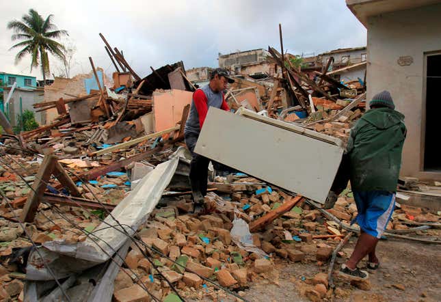 Image for article titled Photos: The aftermath of a rare and deadly tornado in Havana