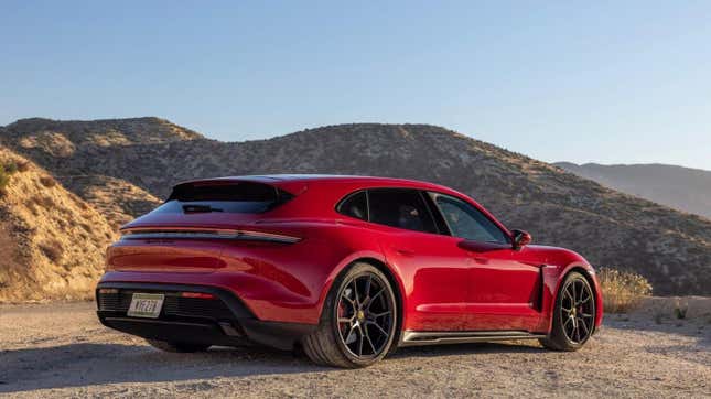 Image for article titled The Porsche Taycan GTS Sport Turismo Is The Wagon It Should Have Made In The First Place